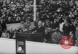Image of Worlds Fair opening and closing ceremony Flushing Meadows Corona Park, 1939, second 33 stock footage video 65675043880