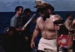 Image of King Neptune ceremony Pacific Ocean, 1947, second 50 stock footage video 65675043896