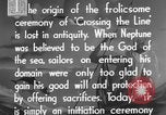 Image of King Neptune ceremony New York United States USA, 1936, second 28 stock footage video 65675043898