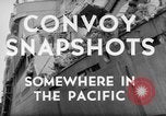 Immagine di Convoglio di navi Oceano Pacifico, 1942, secondo 15 filmato di repertorio 65675043905