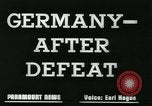 Image of Germany after World War 2 defeat Germany, 1945, second 3 stock footage video 65675043950
