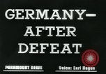 Image of Germany after World War 2 defeat Germany, 1945, second 4 stock footage video 65675043950