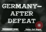 Image of Germany after World War 2 defeat Germany, 1945, second 6 stock footage video 65675043950