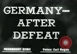 Image of Germany after World War 2 defeat Germany, 1945, second 7 stock footage video 65675043950