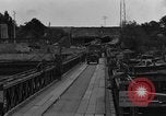 Image of American Army engineers build Bailey Bridges France, 1944, second 5 stock footage video 65675043994