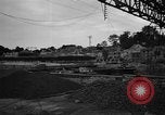 Image of American Army engineers build Bailey Bridges France, 1944, second 41 stock footage video 65675043994