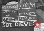 Immagine di 35Th divisione di fanteria Besancon Francia, 1944, secondo 1 filmato di repertorio 65675044006