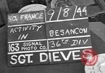 Immagine di 35Th divisione di fanteria Besancon Francia, 1944, secondo 3 filmato di repertorio 65675044006