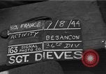 Image 36e Division d'infanterie Besançon France, 1944, de la seconde 3 séquences d'archives historiques vidéo 65675044009
