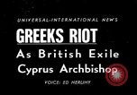 Image of anti-British riots Athens Greece, 1950, second 1 stock footage video 65675044011