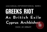 Image of anti-British riots Athens Greece, 1950, second 3 stock footage video 65675044011