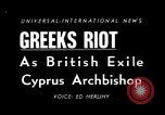 Image of anti-British riots Athens Greece, 1950, second 4 stock footage video 65675044011