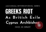 Image of anti-British riots Athens Greece, 1950, second 5 stock footage video 65675044011