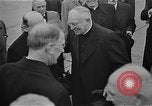Image of Archbishop Francis Cardinal Spellman Dublin Ireland, 1955, second 15 stock footage video 65675044040