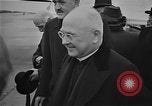 Image of Archbishop Francis Cardinal Spellman Dublin Ireland, 1955, second 22 stock footage video 65675044040