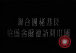 Image of UN Secretary General Dag Hammarskjold Peking China, 1954, second 18 stock footage video 65675044044