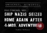 Standbild USS Stadt Flint Baltimore Maryland USA, 1940, aus Sekunde 1 historischem Filmmaterial Videoclip 65675044056