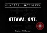 Image of James R Cromwell Ottawa Ontario Canada, 1940, second 1 stock footage video 65675044059