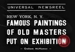 Standbild Kunst Anzeige New York United States USA, 1940, aus Sekunde 3 historischem Filmmaterial Videoclip 65675044061