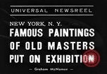 Standbild Kunst Anzeige New York United States USA, 1940, aus Sekunde 4 historischem Filmmaterial Videoclip 65675044061