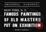 Standbild Kunst Anzeige New York United States USA, 1940, aus Sekunde 6 historischem Filmmaterial Videoclip 65675044061