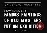 Standbild Kunst Anzeige New York United States USA, 1940, aus Sekunde 7 historischem Filmmaterial Videoclip 65675044061