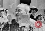 Image of Ho Chi Minh speaking in various venues Vietnam, 1960, second 60 stock footage video 65675044106
