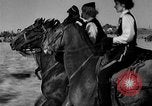 Image of girls train as calvary Culver City California USA, 1934, second 18 stock footage video 65675044117