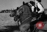 Image of girls train as calvary Culver City California USA, 1934, second 19 stock footage video 65675044117