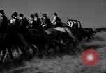 Image of girls train as calvary Culver City California USA, 1934, second 22 stock footage video 65675044117