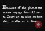 Immagine di Panama Pacific Liner New York United States USA, 1931, secondo 19 filmato di repertorio 65675044121