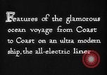 Immagine di Panama Pacific Liner New York United States USA, 1931, secondo 21 filmato di repertorio 65675044121