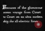Immagine di Panama Pacific Liner New York United States USA, 1931, secondo 22 filmato di repertorio 65675044121