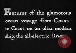 Immagine di Panama Pacific Liner New York United States USA, 1931, secondo 27 filmato di repertorio 65675044121