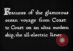 Immagine di Panama Pacific Liner New York United States USA, 1931, secondo 30 filmato di repertorio 65675044121