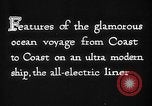 Immagine di Panama Pacific Liner New York United States USA, 1931, secondo 32 filmato di repertorio 65675044121