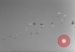 Image of French paratroops jump South East Asia, 1952, second 30 stock footage video 65675044126