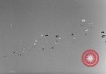 Image of French paratroops jump South East Asia, 1952, second 31 stock footage video 65675044126
