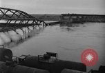 Image of Crossing destroyed Tangermunde bridge Germany, 1945, second 6 stock footage video 65675044139