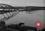 Image of Crossing destroyed Tangermunde bridge Germany, 1945, second 8 stock footage video 65675044139