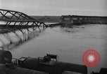 Image of Crossing destroyed Tangermunde bridge Germany, 1945, second 9 stock footage video 65675044139