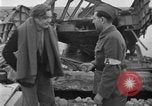 Image of Crossing destroyed Tangermunde bridge Germany, 1945, second 18 stock footage video 65675044139