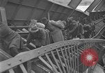 Image of Crossing destroyed Tangermunde bridge Germany, 1945, second 37 stock footage video 65675044139