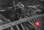 Image of Crossing destroyed Tangermunde bridge Germany, 1945, second 50 stock footage video 65675044139