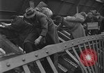 Image of Crossing destroyed Tangermunde bridge Germany, 1945, second 51 stock footage video 65675044139