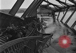 Image of Crossing destroyed Tangermunde bridge Germany, 1945, second 55 stock footage video 65675044139