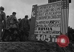Image of German soldiers cross Tangermunde bridge Germany, 1945, second 27 stock footage video 65675044140