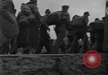 Image of German soldiers cross Tangermunde bridge Germany, 1945, second 30 stock footage video 65675044140