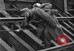 Image of Germans flee Soviets at River Elbe Germany, 1945, second 29 stock footage video 65675044141