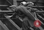 Image of Germans flee Soviets at River Elbe Germany, 1945, second 31 stock footage video 65675044141